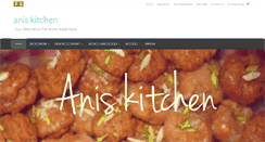 Desktop Screenshot of aniskitchen.com